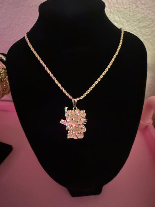 Rebel Kitty Necklace
