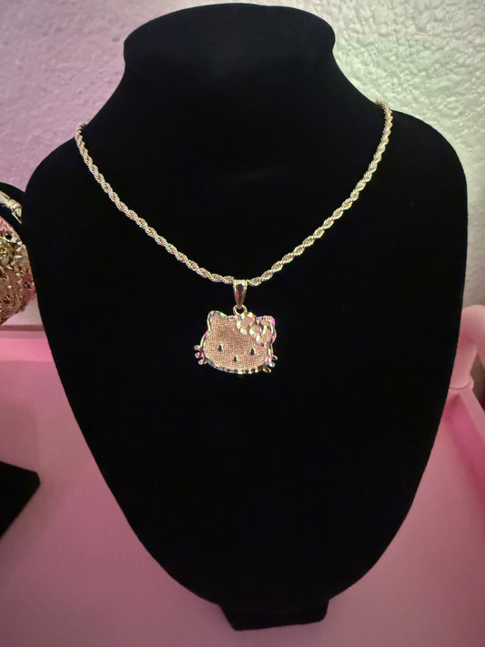 Kitty Charm Necklace