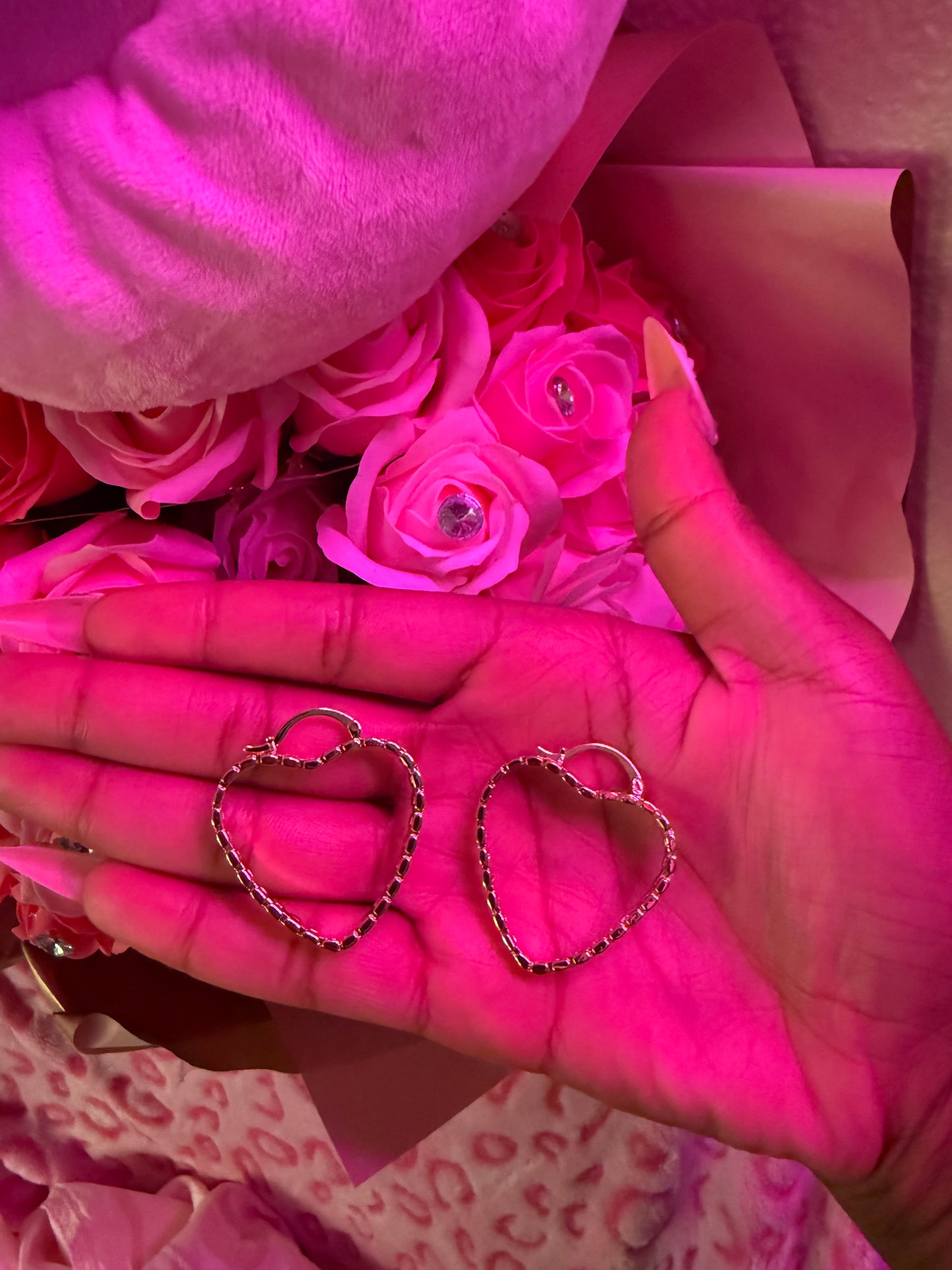 Love lock Rolex Hoops